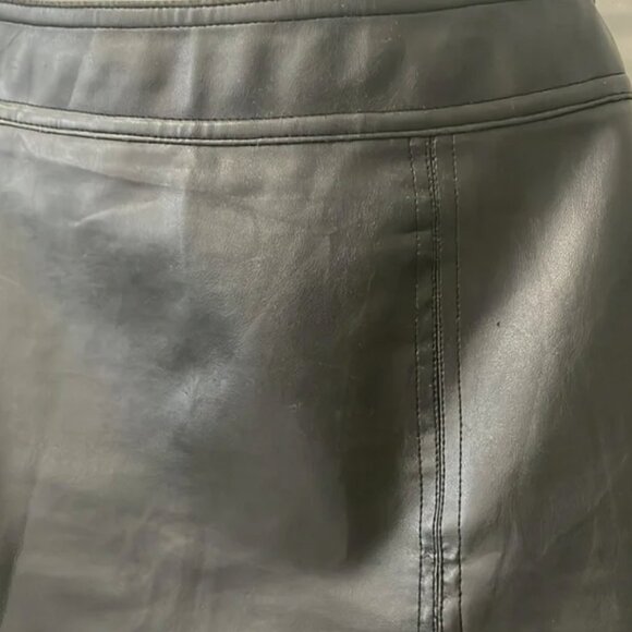 Vegan Leather Mini Skirt - Picture 6 of 14